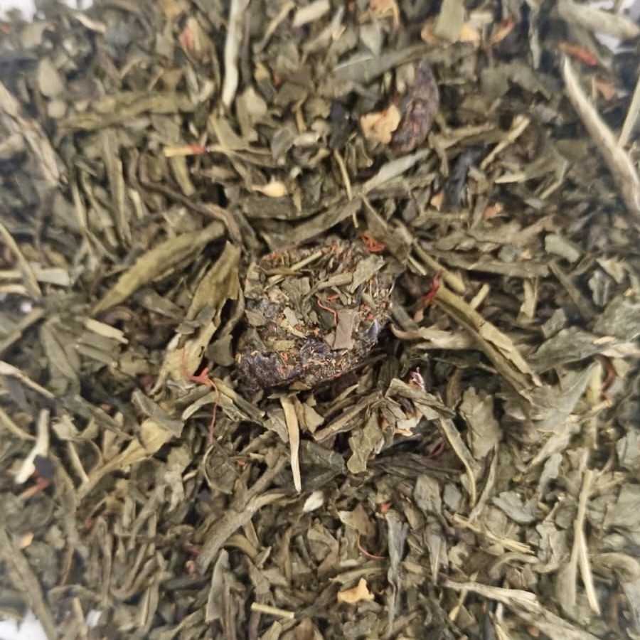 Thé vert aux Fruits Rouges